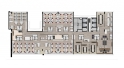 Sugestão de Layout para Junção de 21 Salas (711 m²)