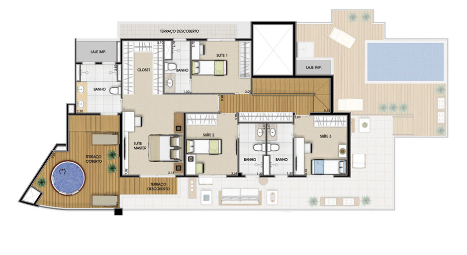 Duplex - Piso Superior 296 m²