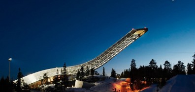 Airbnb Ski Jump, na Noruega, é uma penthouse localizada no alto de uma rampa de salto de esqui