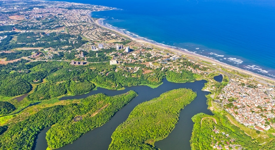 Foto aérea da Região de Patamares