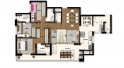 Giardino - Apartamento 125 m² com Opção Living Ampliado - Torre 1
