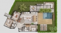 Planta Apartamento Jardim 03 Quartos (80m²)
