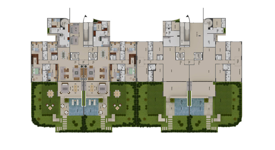 Apartamento Panorâmico - André Carício - Opção personalizada com 3 suítes - 3 vagas de garagem