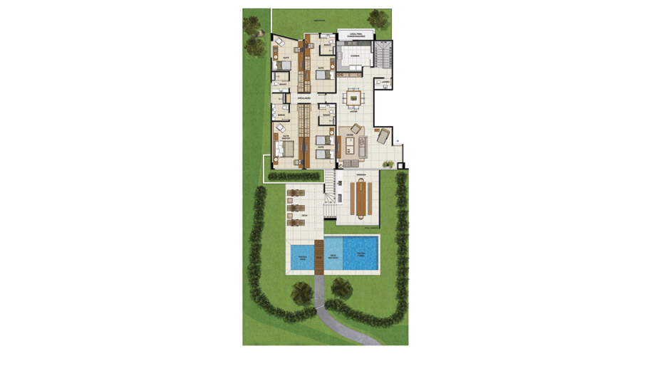 Apartamento Jardim 434 m²