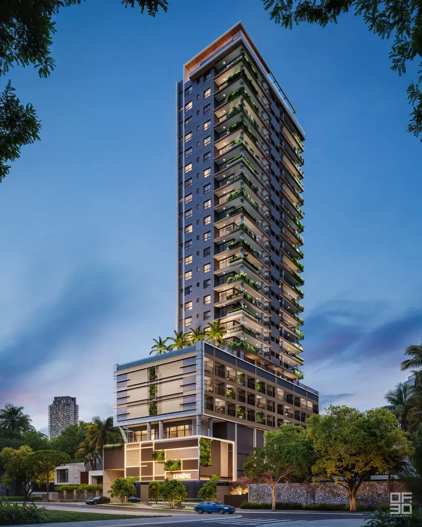 Fachada do Lumine Smart Apartments