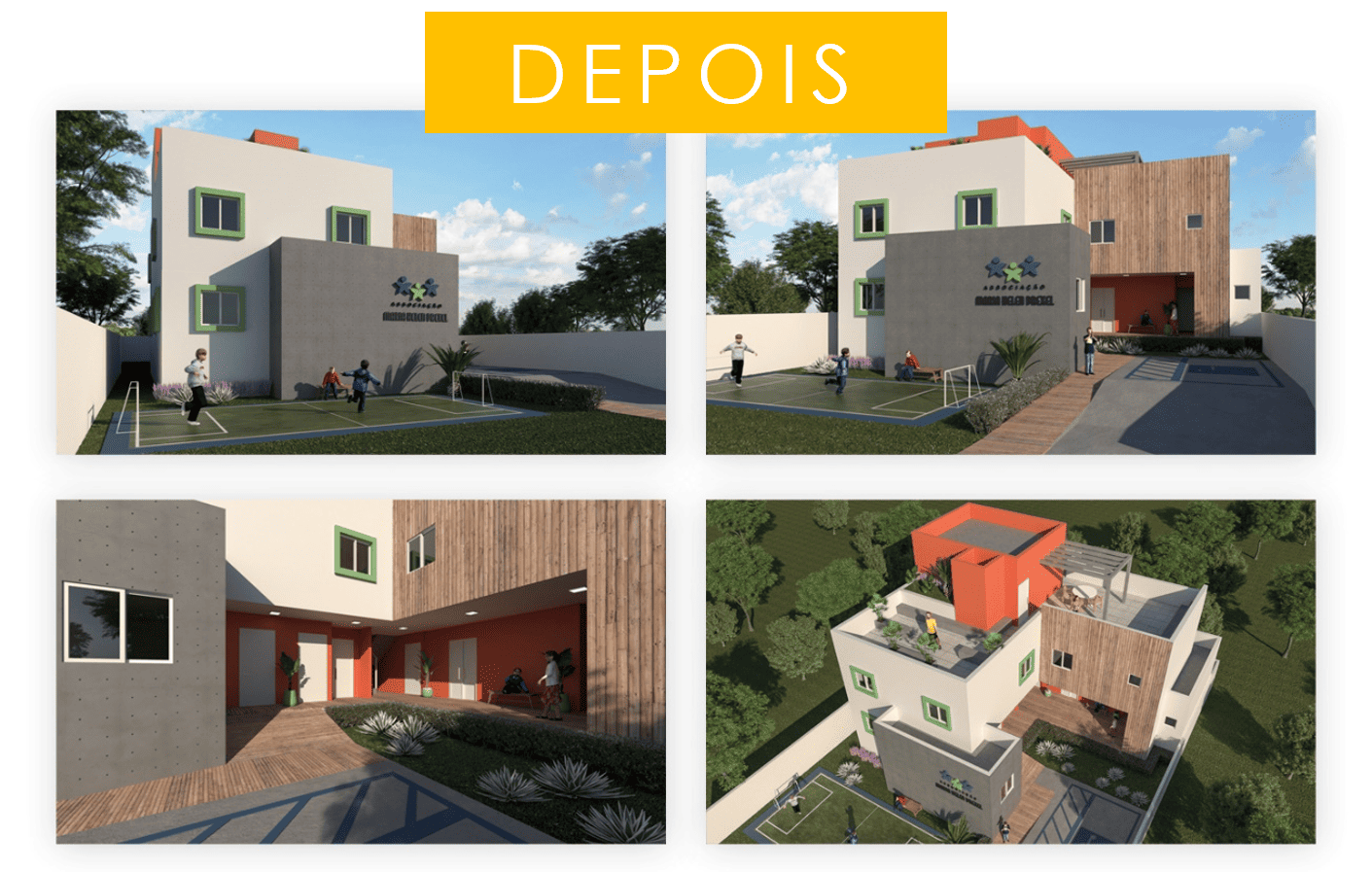 Reconstrução da sede da Associação Maria Helen Drexel
