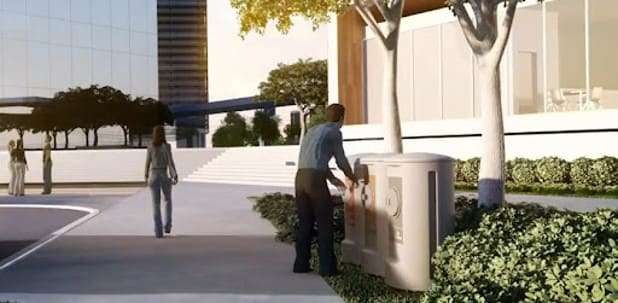 Implantação de coleta de lixo à vácuo